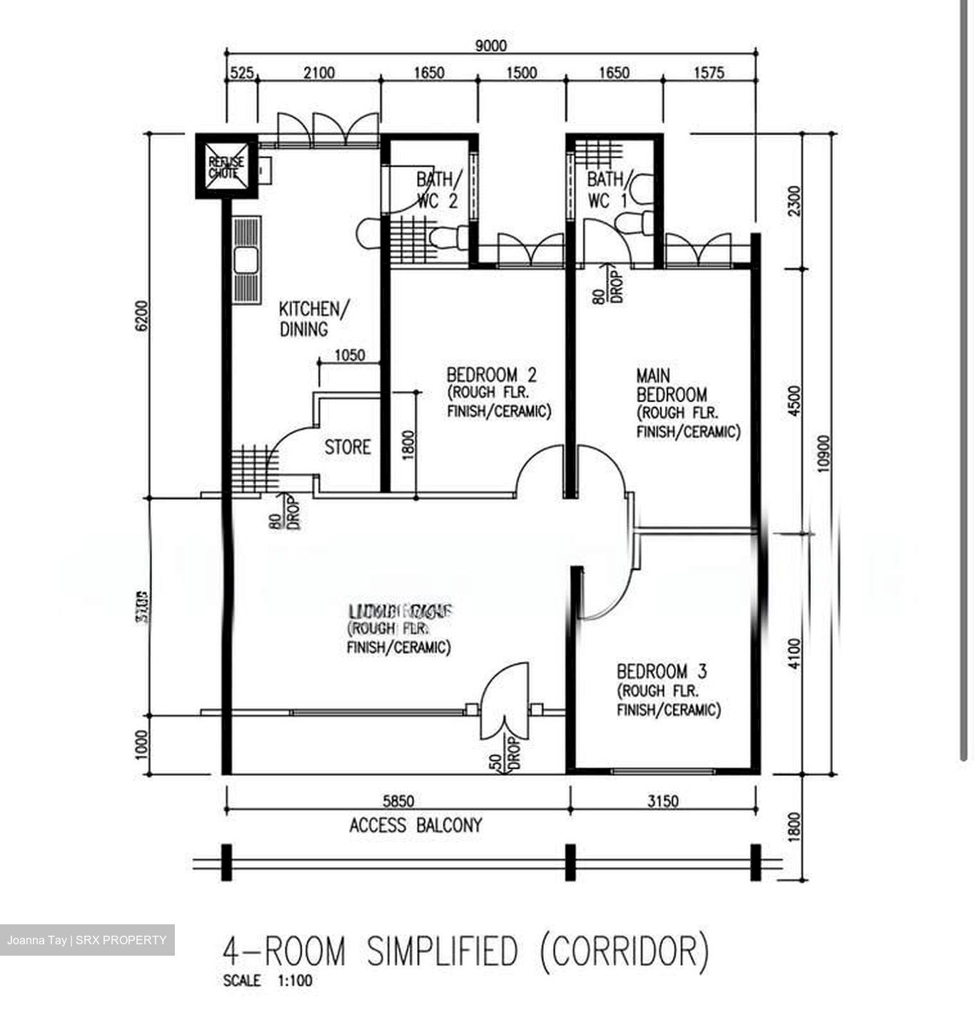 Blk 335 Woodlands Street 32 (Woodlands), HDB 4 Rooms #542371531